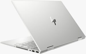 Back view Image of partially opened HP ENVY 15 X360 Convertible